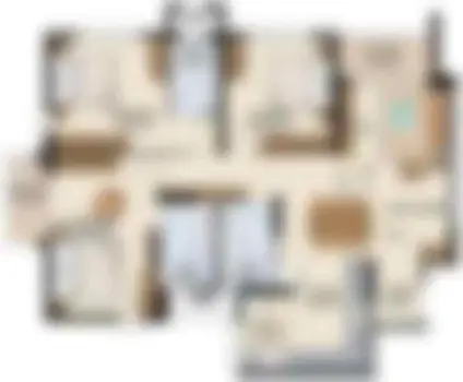 TVS Emerald Altura Apartment 3 bhk floor plan by TVS Emerald located at Sathanur, Bangalore Karnataka